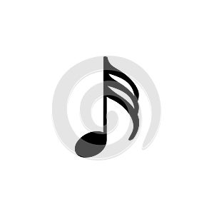 Illustration of a musical note