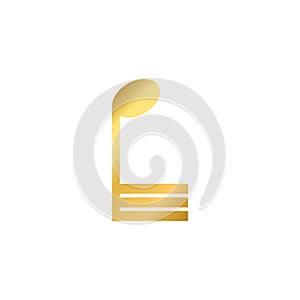 Illustration of a musical note