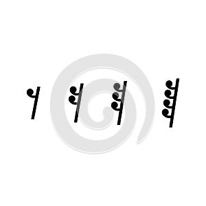 Illustration of a musical note