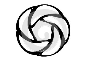 Illustration of a Neapolitan Tarallo in vector