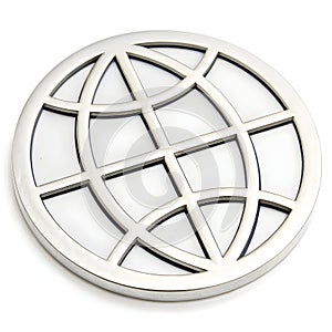 Network internet connection isolated on white background