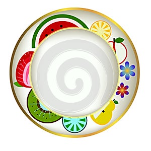 illustration of the new my plate replacing food pyramid