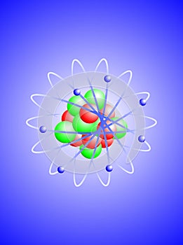 An illustration of a nitrogen atom