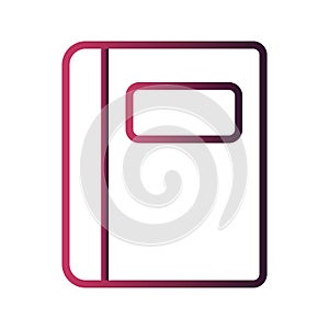 Illustration Notebook Icon For Personal And Commercial Use.