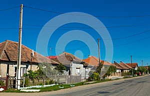 Illustration of old village of Crisana photo