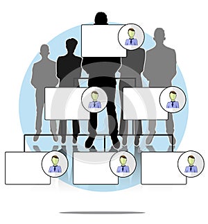 Illustration of organogram