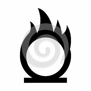 Illustration of oxidizer icon