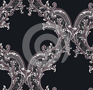 Illustration pattern in simple background