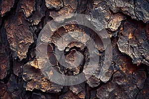 Pine tree bark texture background,  Close up of pine tree bark