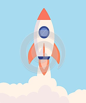 rocket launch illustration