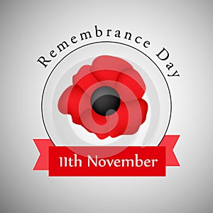 Illustration of Remembrance Day background