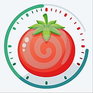 Pomodoro Technique Productivity Timer Icon