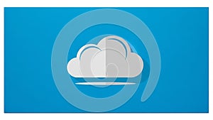 This illustration represents cloud computing or technology related concepts