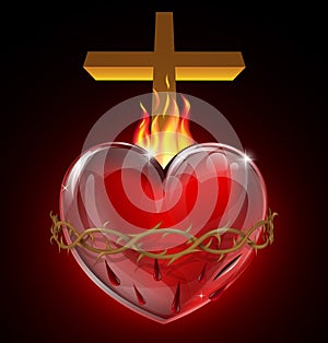 Illustration of the Sacred Heart