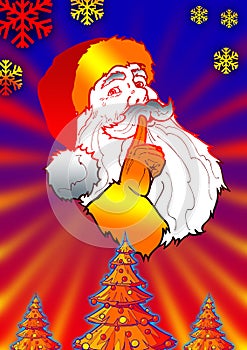 Illustration of Santa