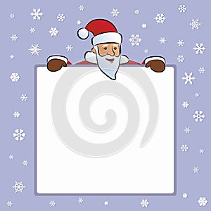 Illustration of Santa Claus  , vector drawing