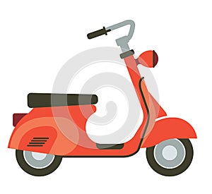 Illustration of scooter.