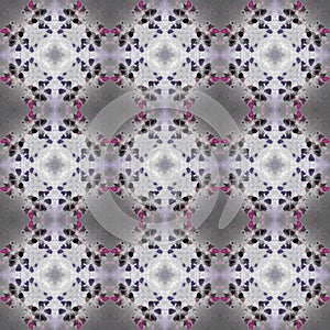 Illustration of a Seamless repeatable floral pattern