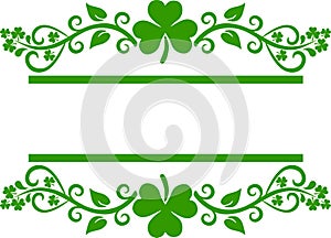 Shamrock border photo