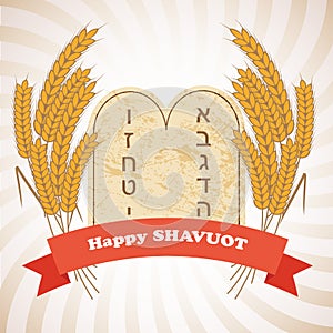 Illustration of Shavuot holiday