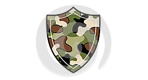 Camo Shield Icon