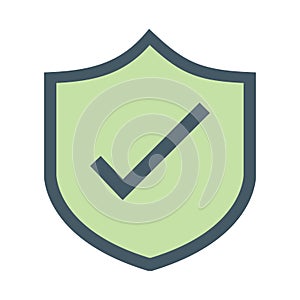 Illustration Shield Icon For Personal And Commercial Use.
