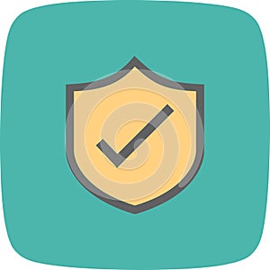 Illustration Shield Icon For Personal And Commercial Use...