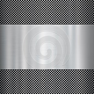 Shiny metal texture background photo