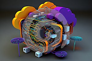 Cloud Computing Data Transfer Network