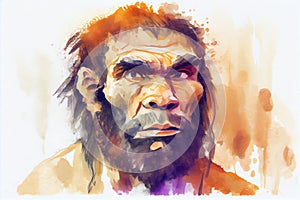 An illustration showcasing the depiction of a Neanderthal man, providing a glimpse into the fascinating world of our