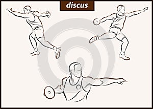 Illustration shows a Discus