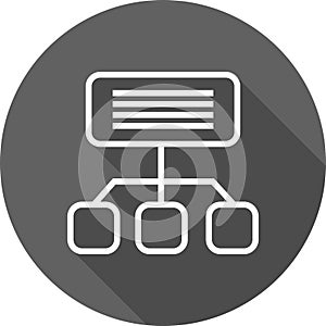 Illustration Sitemap Icon For Personal And Commercial Use.