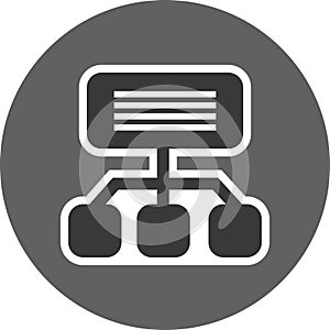 Illustration Sitemap Icon For Personal And Commercial Use.