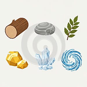 And simple shading on a plain white background emphasizing a digital art