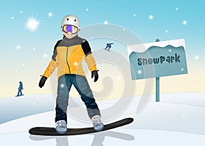 Illustration of snowpark