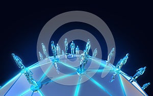 Illustration Soical network