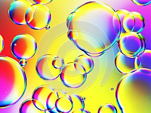 some colorful bubbles background