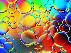some colorful bubbles background