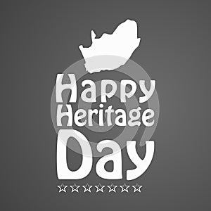 Illustration of South Africa Heritage Day background