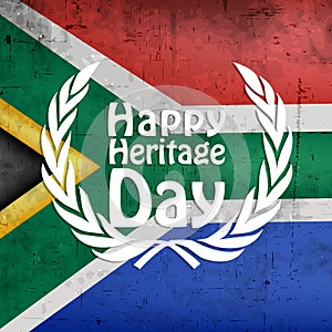 Illustration of South Africa Heritage Day background