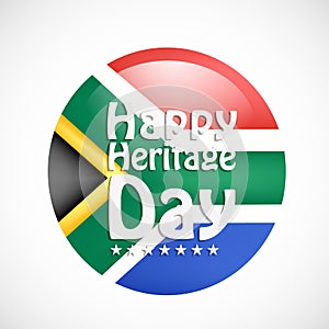 Illustration of South Africa Heritage Day background