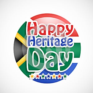 Illustration of South Africa Heritage Day background