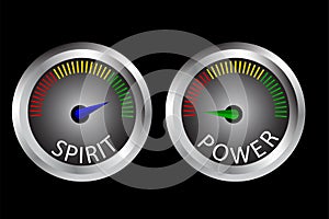 Illustration for Between Spirit and Power (high spirit low power)