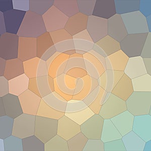 Illustration of Square blue, yellow, green and red colorful Big Hexagon background.