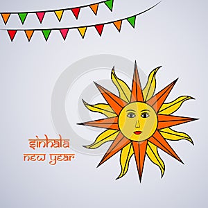Illustration of Sri Lanka New Year background