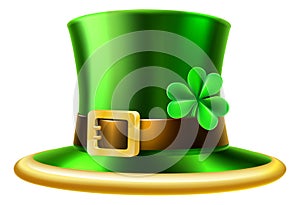 St Patricks Day Leprechaun Shamrock Green Hat photo