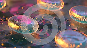 illustration of the stages of cell division.