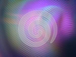 Illustration of staggered refracted mottled light layers with vortex light effects