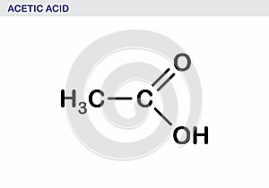 Acetic acid formula