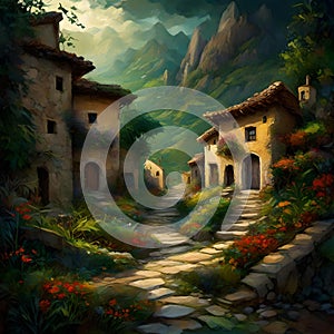 Ghibli-Style Cottage Haven photo